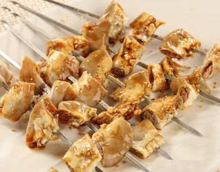 烤羊肠餐饮菜单烧烤烤串高清图