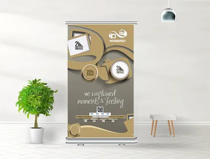 商务展架公司展架易拉宝矢量AI