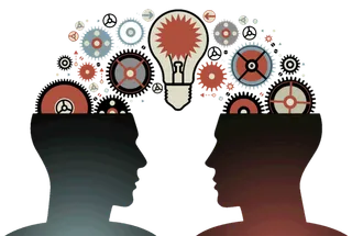 人物机械思考卡通简笔少儿兴趣班