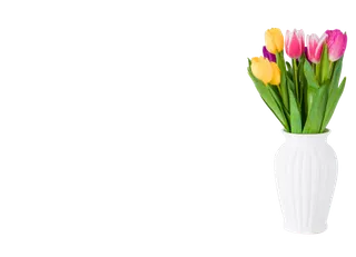 免扣细节复活节郁金香花瓶元素