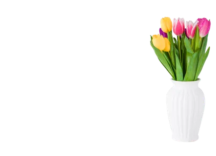 免扣细节复活节郁金香花瓶元素 免扣细节复活节郁金香花瓶元素