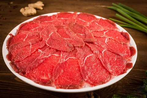 火锅菜品配菜牛肉丝肥牛卷牛肉卷涮牛肉