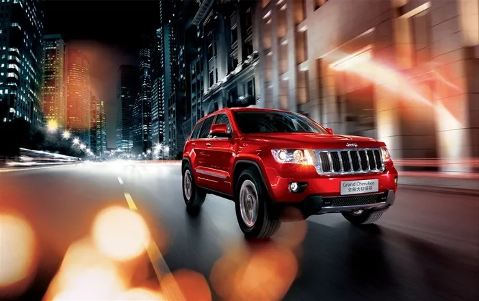 吉普大切诺基汽车上市海报