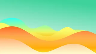 极简剪纸波浪弥散光渐变背景图设计素材