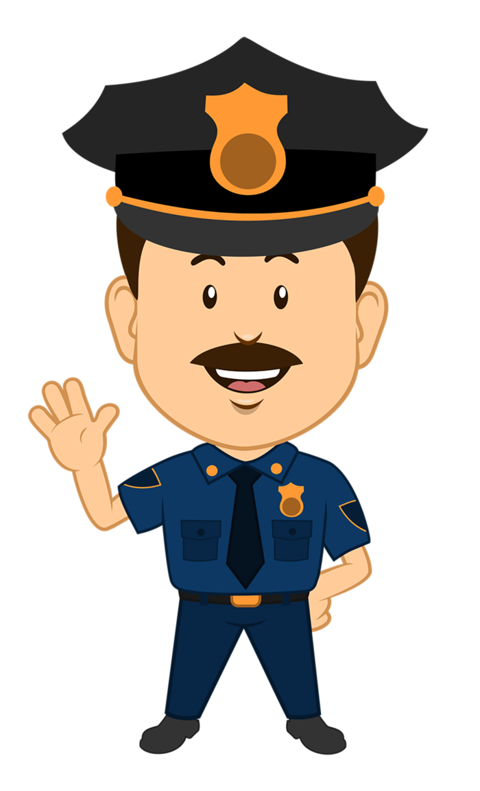 警察大叔卡通