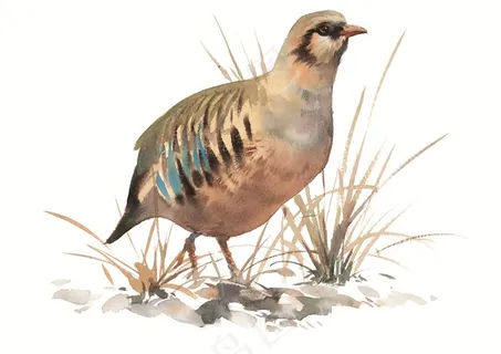 野鸡插画图案素材 野鸡插画图案素材