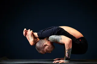 瑜伽男人摄影高清图片