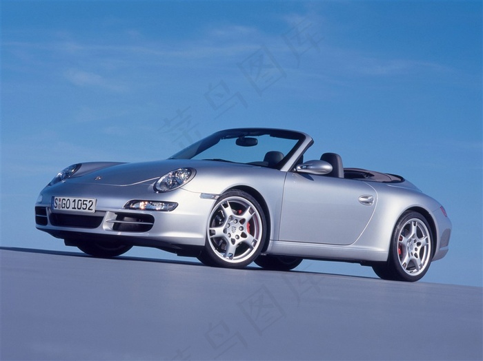 保时捷911Carrera997敞篷跑车摄影图片