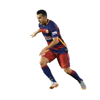 足球运动员踢球射门免抠