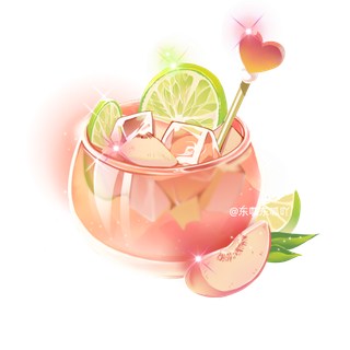 夏日冰饮免扣素材