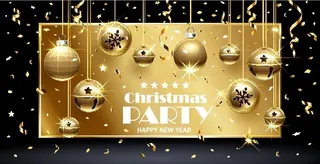 圣诞节圣诞树圣诞老人闪亮装饰电商促销折扣海报