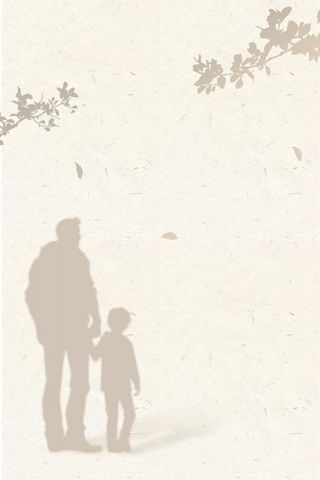 父亲节简洁父爱如山海报背景