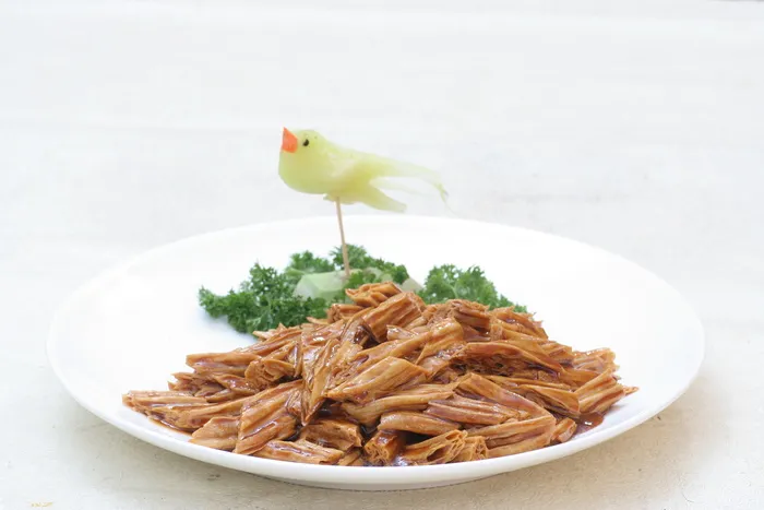 酱炒腐竹12元例