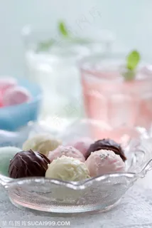 甜品店广告素材 冰激凌夹心巧克力 甜品店广告素材 冰激凌夹心巧克力