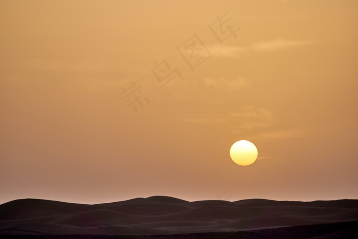 夕阳落日风景图片