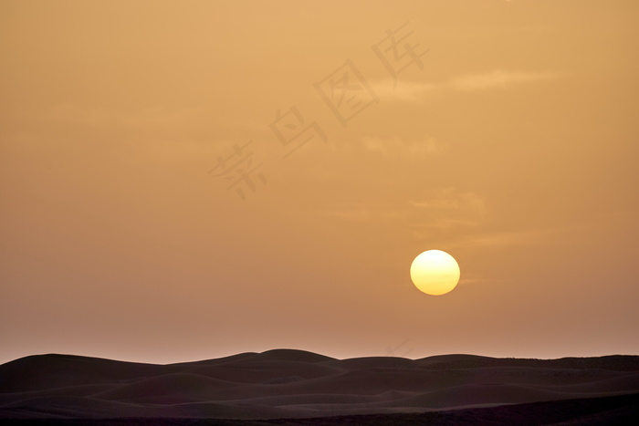 夕阳落日风景图片