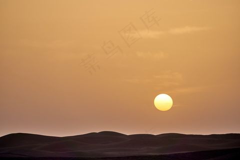 夕阳落日风景图片