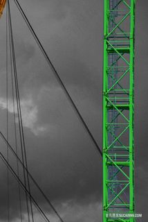 绿色天梯时尚装饰画