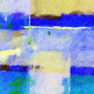 手绘抽象油画高清图素材酒店装饰画壁画