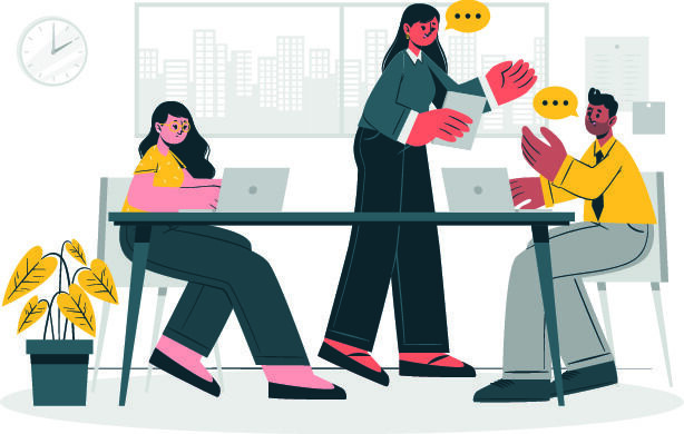 扁平化人物场景办公互联网等距ai矢量设计网页海报UI素材插画