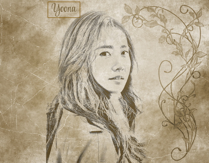 漂亮女孩头像素描图片