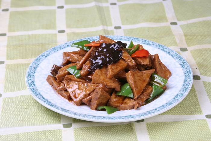 三色煎豆腐-润口香