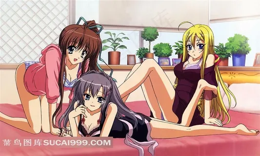 性感美少女动漫插画素材