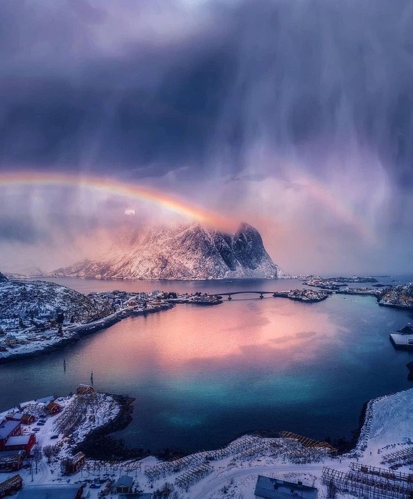 冬天自然背景风景