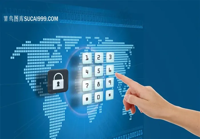 网页开锁密令插画