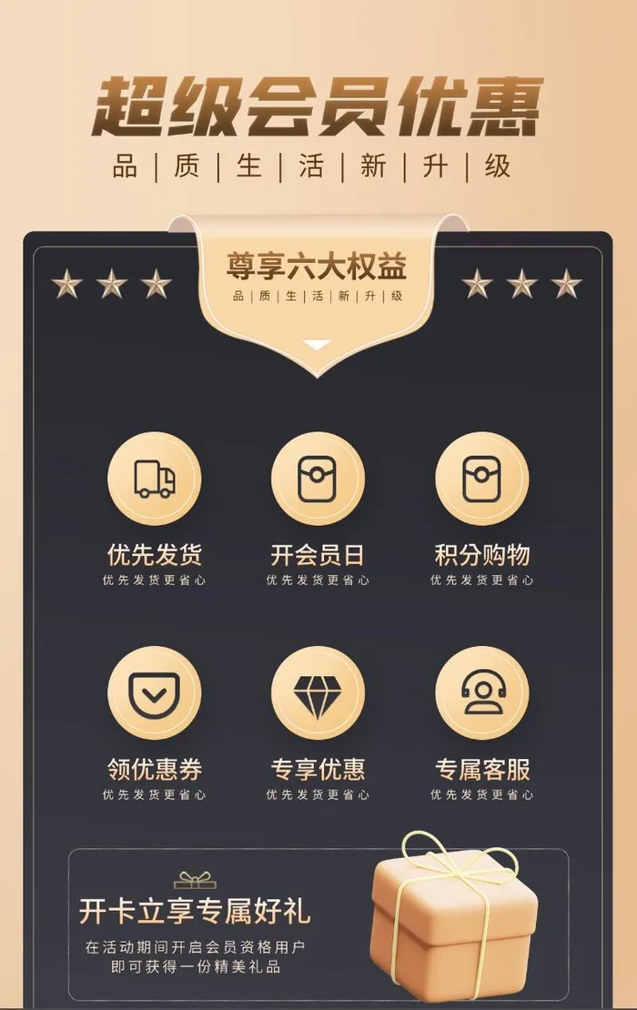 会员优惠海报psd模版下载