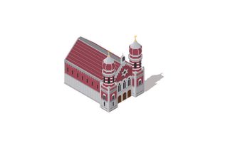 分析图素材图标集合景观建筑立面插画场景AI矢量图形设计