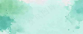 绿色水彩斑驳背景