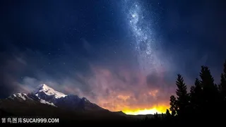 夜晚美景风景画壁纸