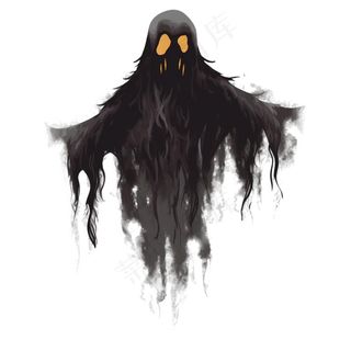 幽灵鬼怪万圣节恐怖插画免抠