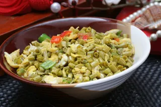 酸豆角炒鸡蛋 (5)