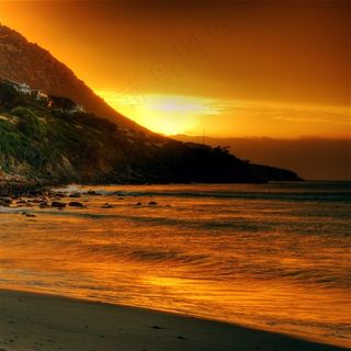 晨曦晚霞霞光素材