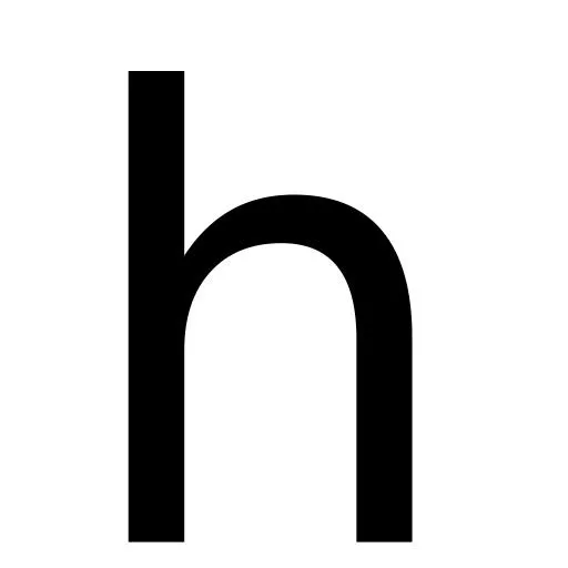 字母H PNG免抠(1024x1024)