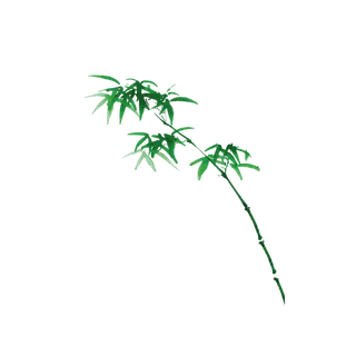 竹子水墨画中国风国画墨水书法竹子画