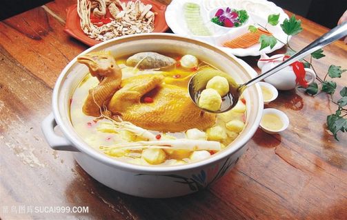 古汉养生鸡的美食图片
