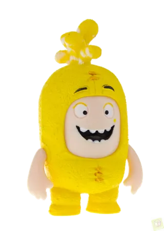 黄色卡通布偶人