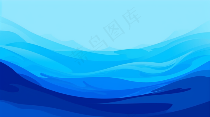 蓝色沉稳冷静科技背景(4368x2448)