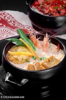 中华美食马来西亚椰香米粉实拍摄影图 中华美食马来西亚椰香米粉实拍摄影图