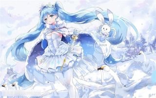 日本初音女生动漫图片