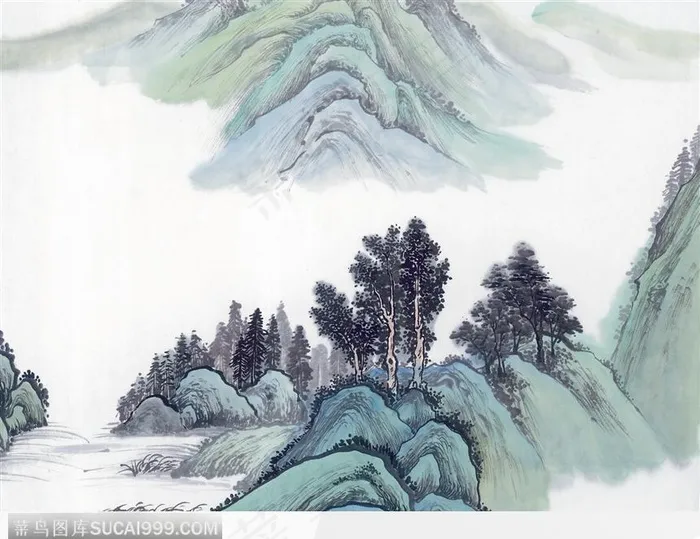 青山行云图