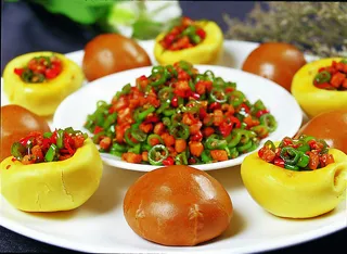 川菜湘菜高清菜谱 家乡荞包酱香肉