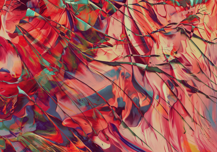 抽象艺术油漆颜料混色流体简笔背景