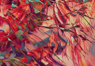 抽象艺术油漆颜料混色流体简笔背景