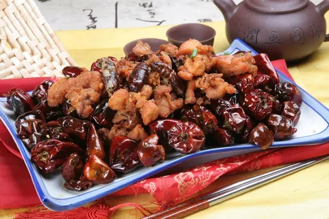 3蚕蛹香鸡 福香圓餃子