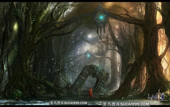 密林遗迹原画