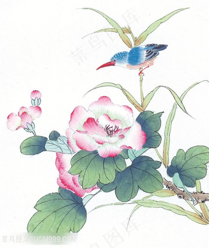 花鸟唯美艺术装饰画